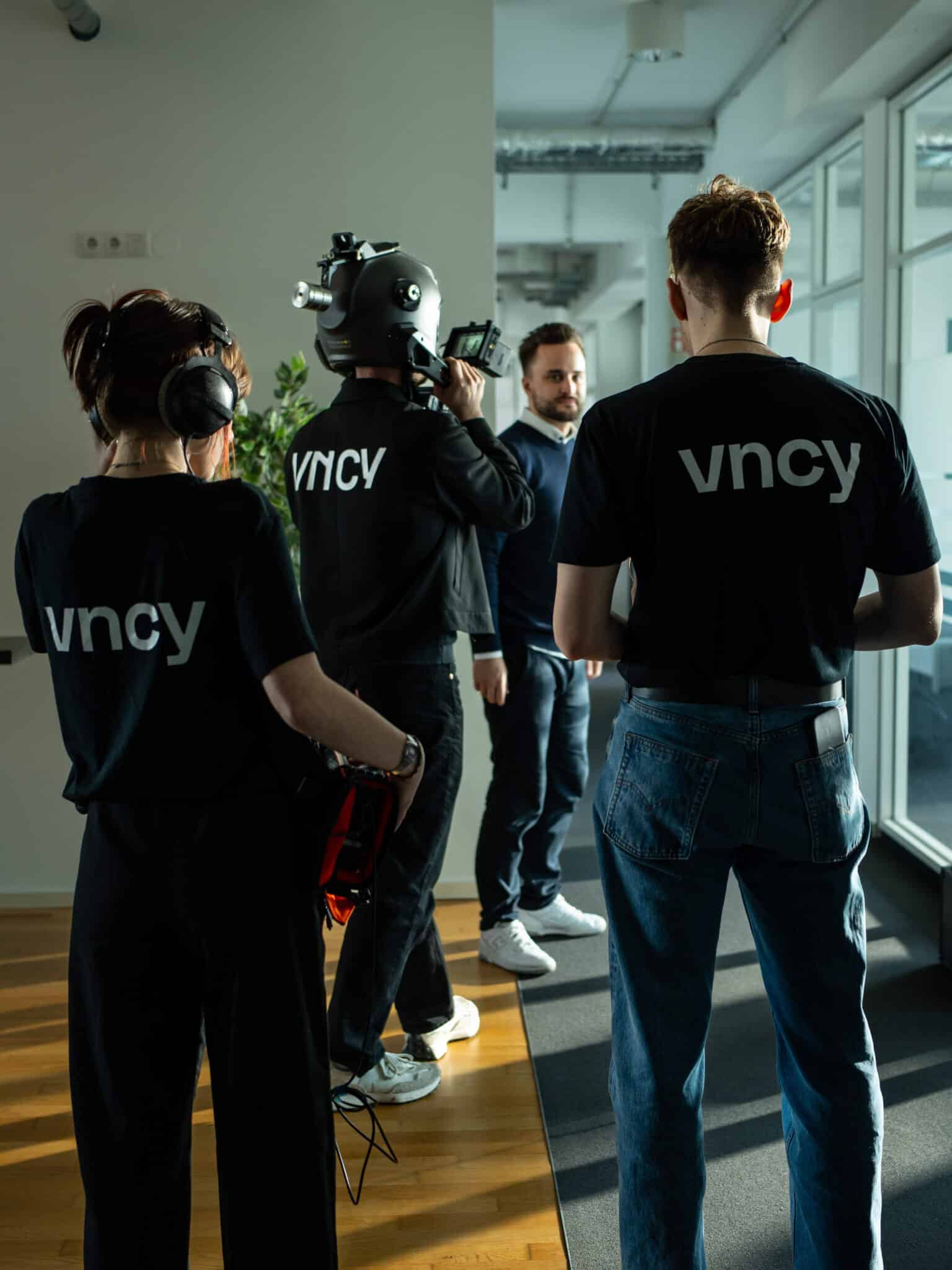 VNCY Crew bei einer Filmproduktion